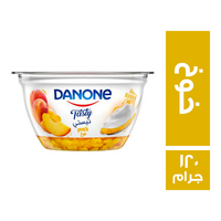 دانون تيستي زبادي بقطع الخوخ - 120 جم