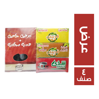فريش فود ينسون - 30 فتلة + فريش فود قرقة وزنجبيل - 30 فتلة + شذى كركديه - 30 فتلة + مج هدية - 4 صنف