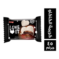 ساراي لاف ات كيك محشو بكريمة الكاكاو ومغطى بجوز الهند - 45 جم
