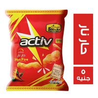 شوكس بوتيتو اكتيف سناكس بطعم حار نار - 5 ج
