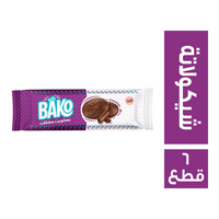 حلواني العبد باكو بسكويت مشكلت شيكولاتة - 6 قطع