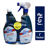 فايتر فلاش منظف زجاج بخاخ 650 مل + غيار خصم 10% - 2 قطعة