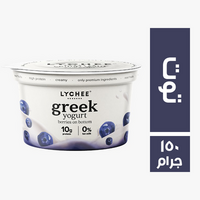 ليتشي زبادي يوناني توت 0% - 150 جم