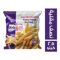 هلا بطاطس نصف مقلية - 2.5 كجم