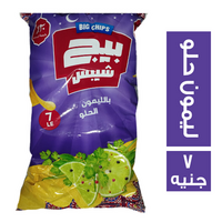 بيج شيبس بطعم الليمون الحلو - 7 ج