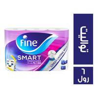فاين سمارت مناديل تواليت مضغوط - 6 رول