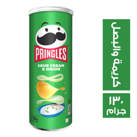 برينجلز بطاطس بالكريمة والبصل - 130 جم