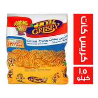 هوت اند كرسبي بطاطس كريس كات - 1.5 كجم