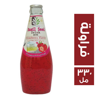 ايرلي سبرينج مشروب بذور الريحان بنكهة الفراولة - 330 مل