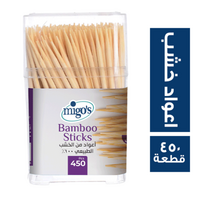 ميجو خلة اسنان اعواد خشب - 450 قطعة