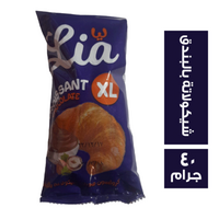 ليا كرواسون اكس لارج شيكولاتة بالبندق - 40 جم