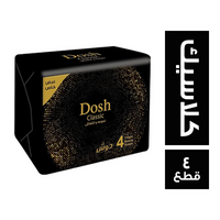 دوش صابون نعومة وانتعاش كلاسيك 110 جم - 4 قطع