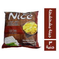 نايس شيبسى بطعم الجبنة المشطشطة - 3 ج