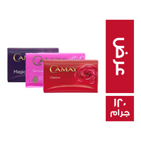 كامي صابون انواع متعددة - 120 جم