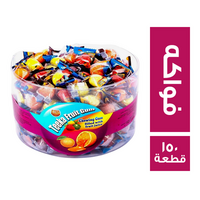تيكا لبان محشو بطعم الفواكه 6 جم - 150 قطعة