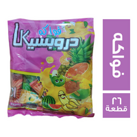 دروبسكيا دروبس بطعم الفواكه - 26 قطعة