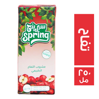 سبرينج عصير مشروب تفاح طبيعي - 250 مل