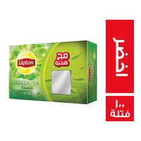 ليبتون شاي أخضر كلاسيك عرض مج - 100 فتلة