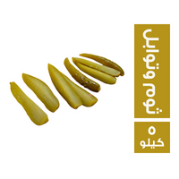 خيار بلدي بالثوم والتوابل شرائح - 5 كجم