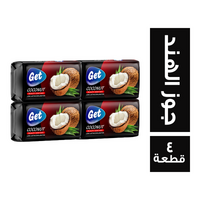 جت صابون برائحة جوز الهند 110 جم - 4 قطعة