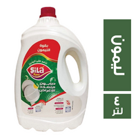 سيلا صابون سائل للاطباق اخضر بقوة الليمون - 4 لتر