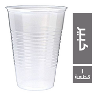 كوب مياه شفاف كبير - 1 قطعة