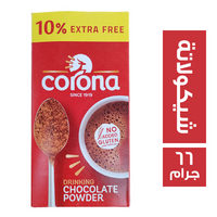 كورونا مسحوق شيكولاتة للشرب 10% هدية - 66 جم