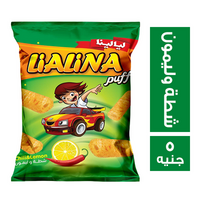 ليالينا سناكس بطعم الشطة والليمون - 5 ج