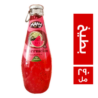 ماني مشروب بذور الريحان بطعم البطيخ - 290 مل