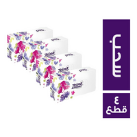 زينه كلاسيك مناديل سحب 200 منديل - 4 قطع