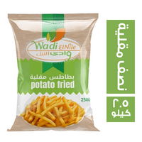 وادي النيل بطاطس نصف مقلية - 2.5 كجم