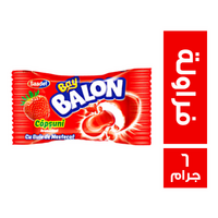 باي بالون لبان محشو بنكهة الفراولة - 6 جم