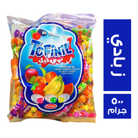 توفي نيل بطعم الفواكه محشو جيلي زبادي - 500 جم