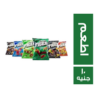 تايجر بطاطس تشكيلة 5 اطعم - 10 ج