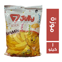 سفن جيلي ستيك بطعم فواكه شكل موزة - 1 كجم