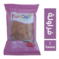 فن داي كب كيك بطعم الفراولة - 1 قطعة