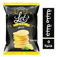 لتس شيبس بطعم جبنة متبلة - 5 ج