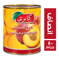 كابري كمبوت خوخ انصاف - 800 جم