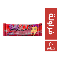 ساور بانك اصابع حلوى حامضة بطعم فراولة - 20 جم