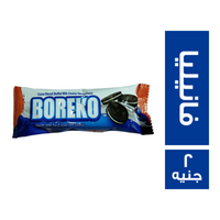 بوريكو بسكويت كاكاو محشو كريمة بطعم الفانيليا - 2 ج