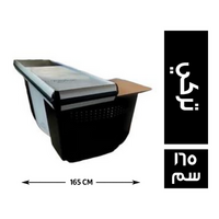 مكتب كاشير بقرصة استانلس 304 بجسم بيضاوي تركي - 165 سم
