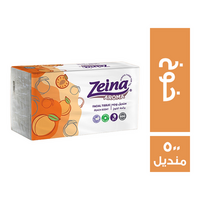 زينه اروما مناديل سحب برائحة الخوخ - 500 منديل
