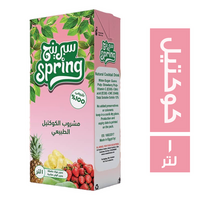 سبرينج عصير مشروب كوكتيل طبيعي - 1 لتر