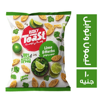 راسكي توست شرائح خبز محمص بطعم الليمون والتوابل - 10 ج