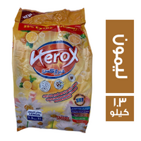 هيروكس مسحوق غسيل ملابس برائحة الليمون - 1.3 كجم
