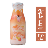 هيلثي حليب رايب بالخوخ - 250 مل
