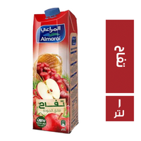 المراعي عصير مشروب بطعم التفاح كرتون - 1 لتر