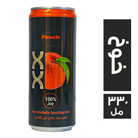دبل اكس مشروب شعير بنكهة الخوخ - 330 مل