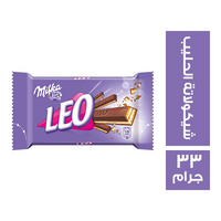ميلكا ويفر ليو مغطى بشيكولاتة الحليب - 33 جم