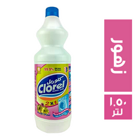 كلوريل مبيض 1*2 برائحة الزهور - 1.50 لتر